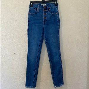 Madewell skinny jeans